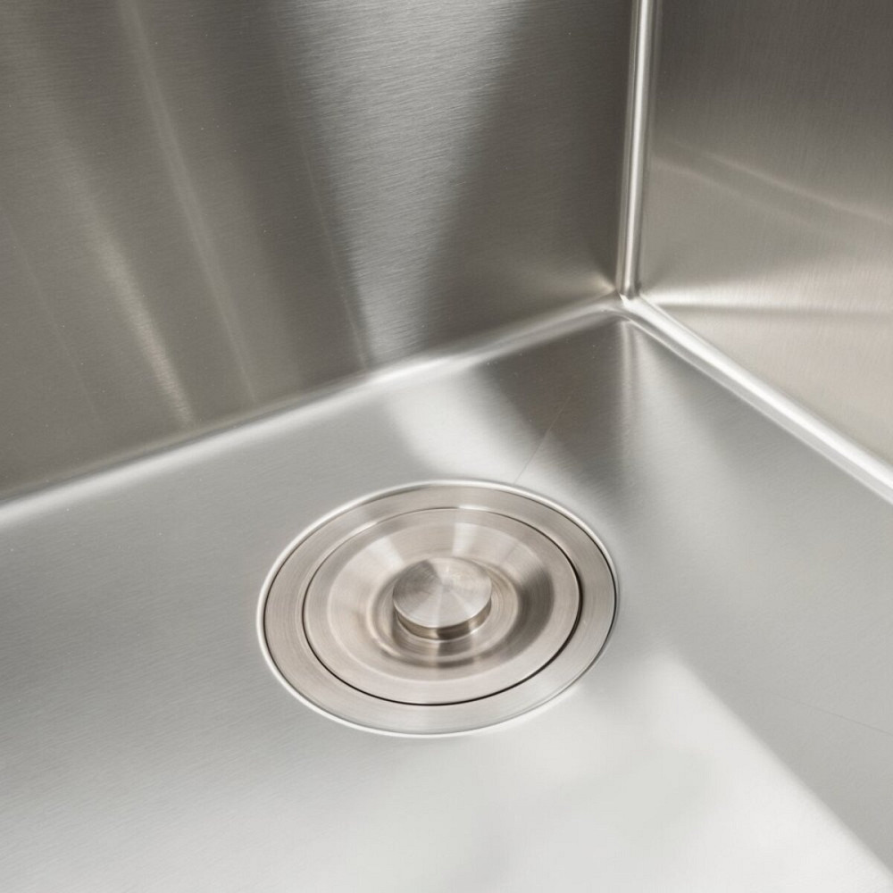 Кухонна мийка нержавійка 40*50 VALESO Handmade (сифон круглий 3,0/0,8) Коломия - фото 5