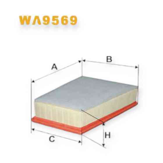 Фільтр Рено Кенго 1.5dCi 08- повітряний Мукачево
