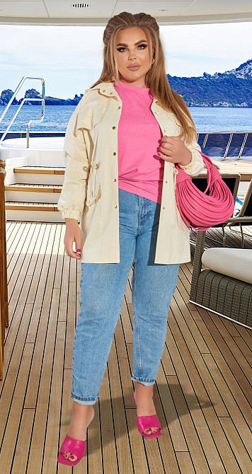 Лляна парка на підкладі (46) Київ - фото 2