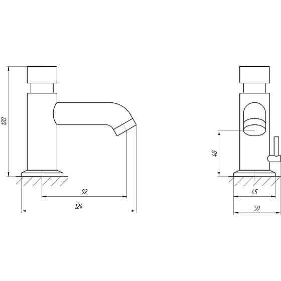 Кран-дозатор для умывальника TOPAZ TP-0302 (000014766) Киев