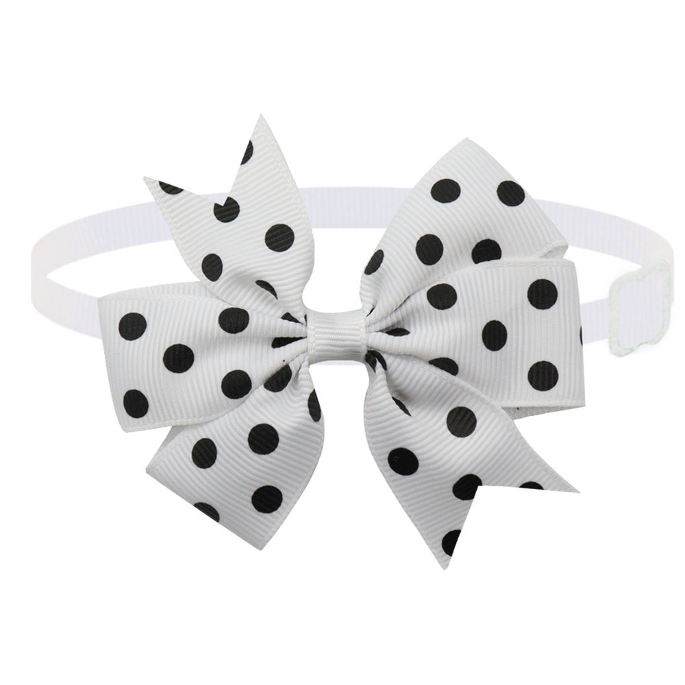 Бантик на шию для собак та котів one size біло-чорний Київ - фото 1