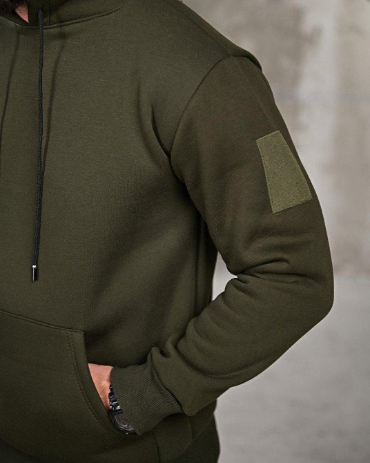 Милитари худи на флисе GENESIS Всесвіт oliva ПП8139 Одесса - изображение 6