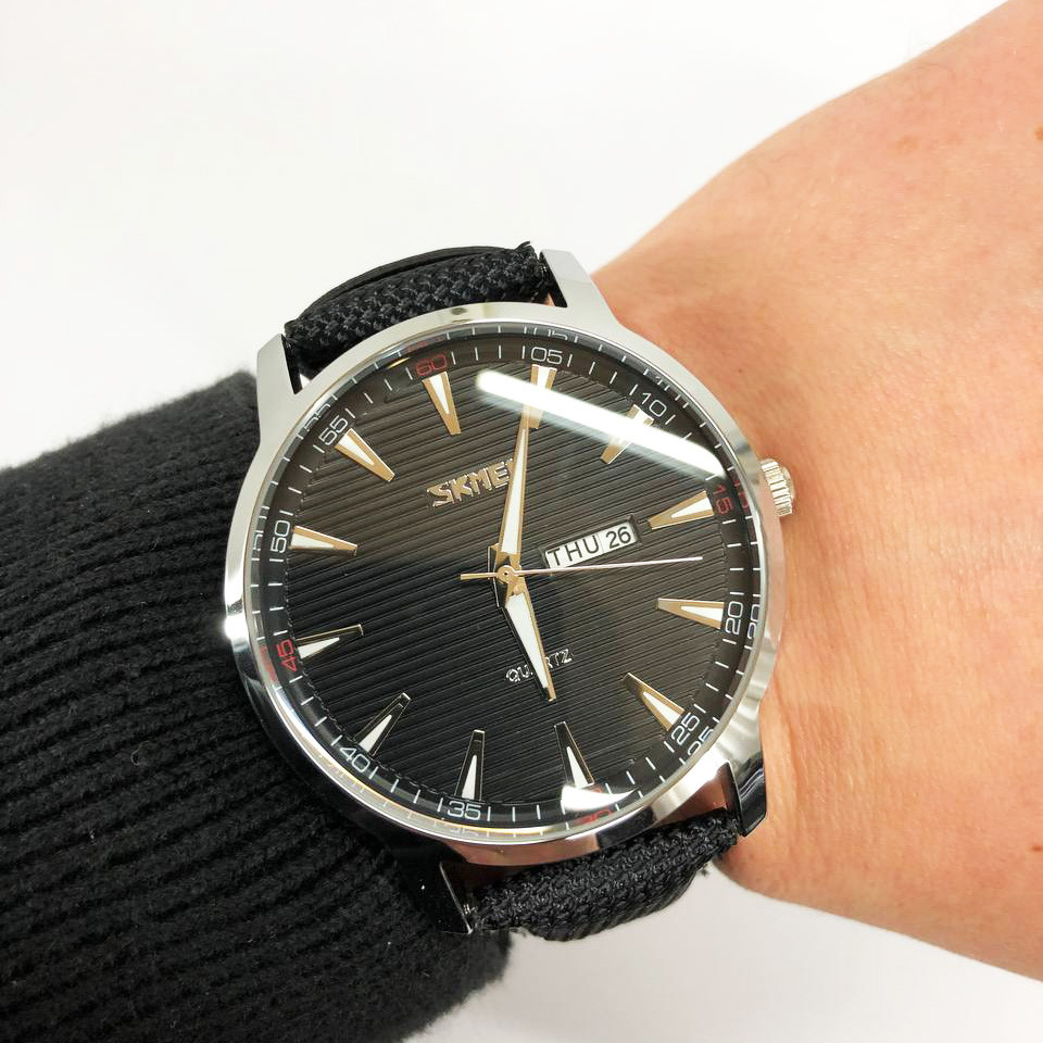 Годинники наручні чоловічі стильні модні красиві, Оригінальні чоловічі кварцові наручні годинники DF-58 Івано-Франківськ - фото 8