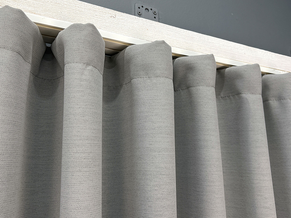 Комплект коротких штор VR-Textil Блекаут двухсторонний Scandi № 1900ш Серый 130х170 см 2 шт (35-0445) Киев - изображение 8
