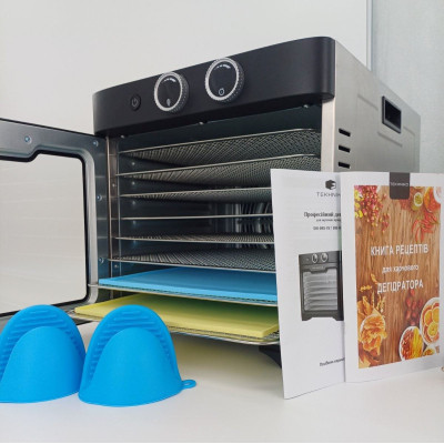 Сушка для овощей и фруктов Tekhniko DH-08S-BK Винница - изображение 7