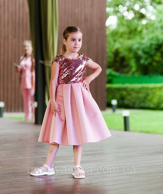 Дитяча рожева сукня Барбі 110-122 Кривий Ріг - фото 4