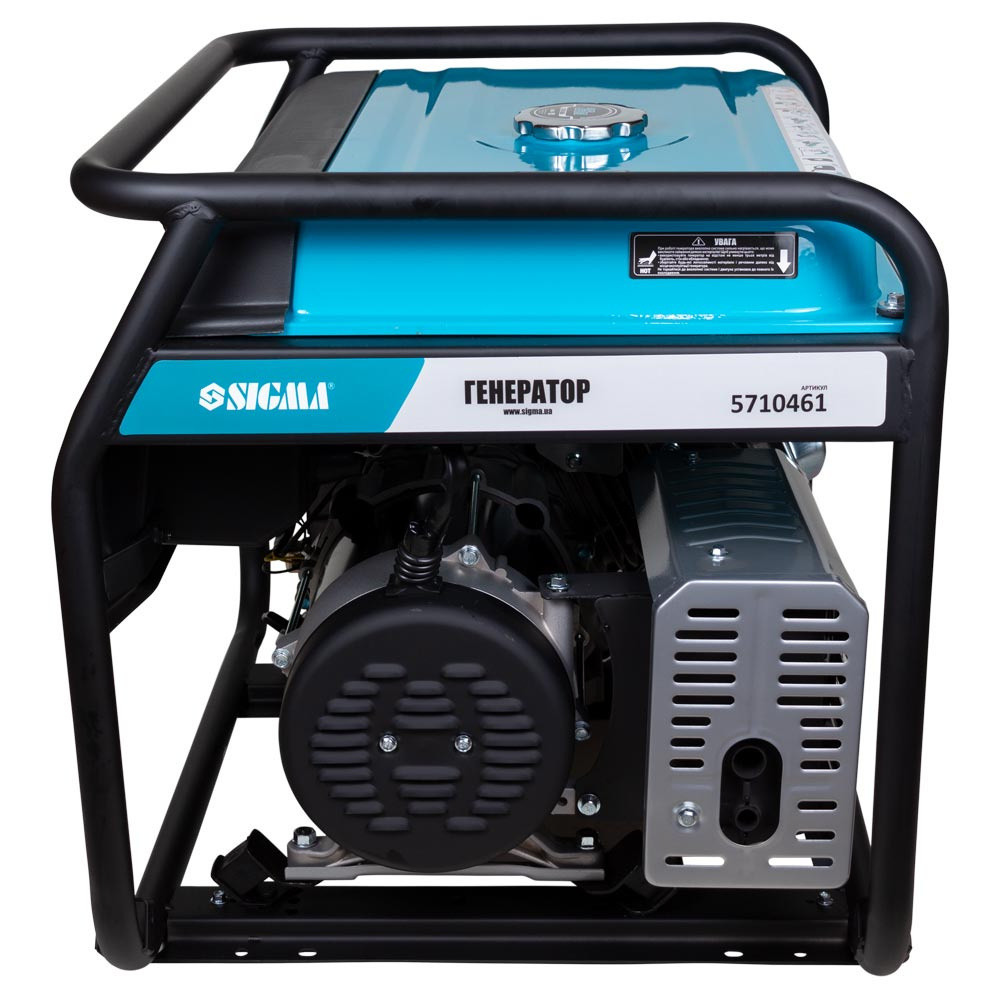 Генератор бензиновый 230В 5.0/5.5кВт 4-х тактный ручной запуск SIGMA (5710461) Киев - изображение 8