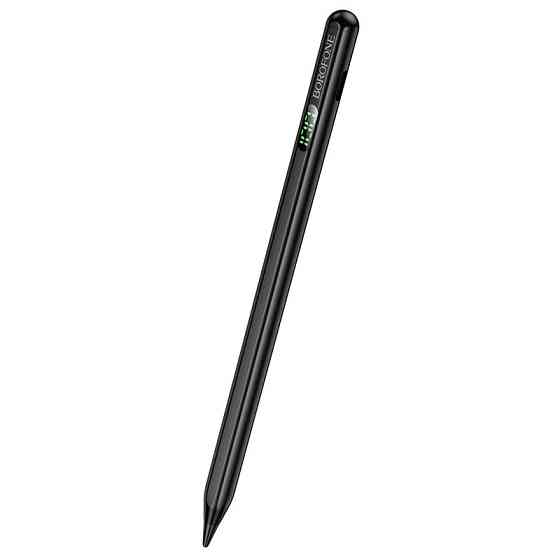 Стилус BOROFONE BG100 Universal active capacitive pen with digital display Black Одеса