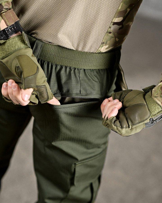 Тактические штаны  мужские рип-стоп хаки Одесса - изображение 6