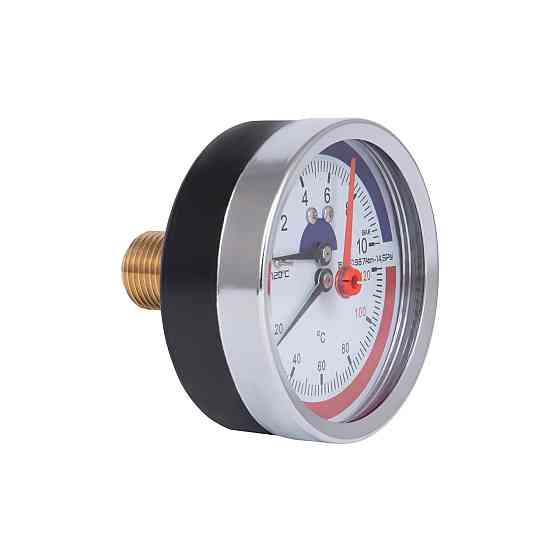 Термоманометр Thermo Alliance Standart 80 мм 1/2", заднє під'єднання SD17310B Київ