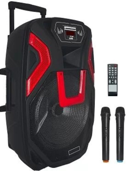 Колонка для караоке 2 Мікрофони 60W ZXX — 1503 з пультом. Харків - фото 2