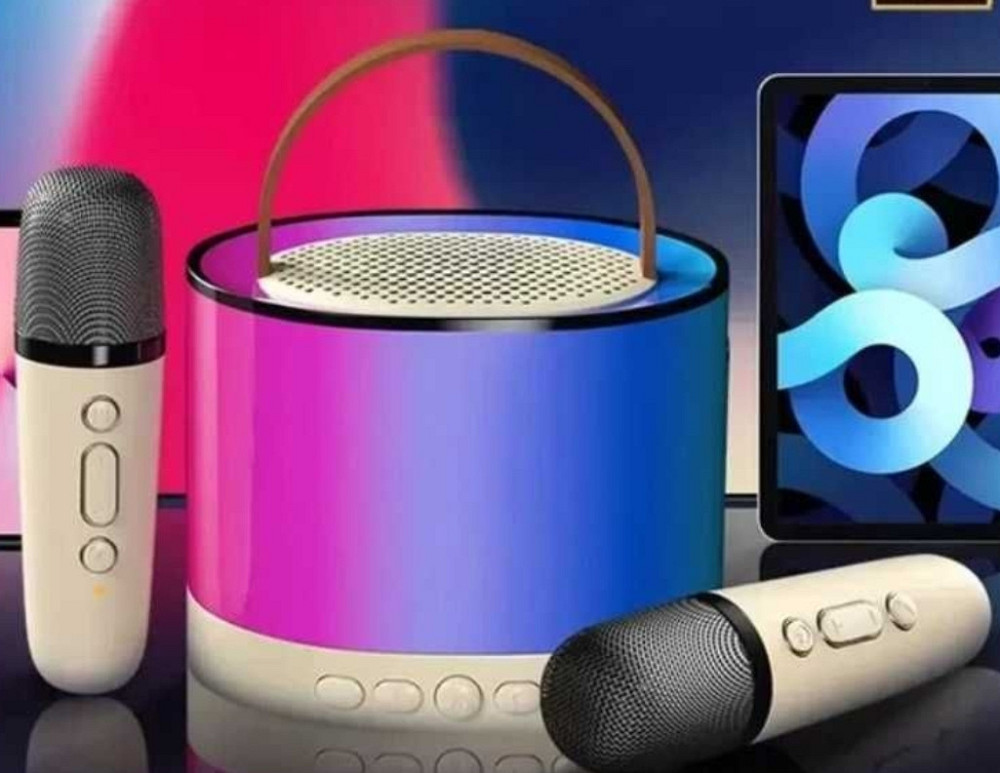 АКЦІЯ! Колонка с микрофонами Детская Bluetooth колонка для детей. Харьков - изображение 2