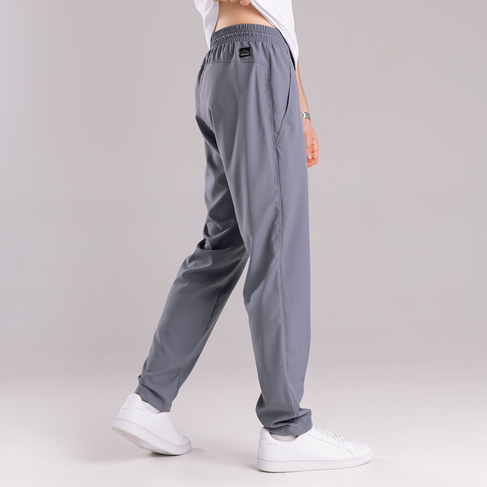 Однотонні базові чоловічі штани весна літо темно-сірі антрацит Pobedov Aero Київ - фото 7