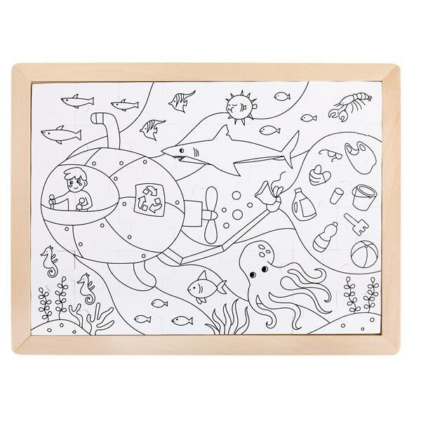 Пазл Hape Океан з розмальовкою (E1643) Харьков - изображение 5