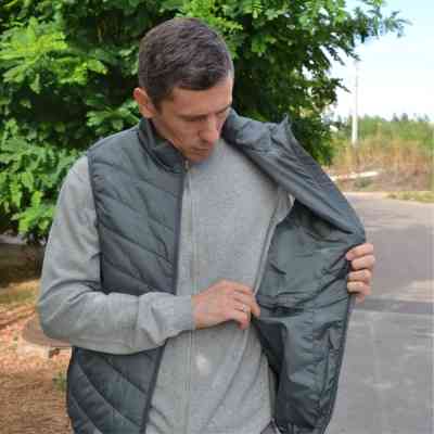 Жилет Thermalli La Grave сірий XL (10100205-07XL) Винница