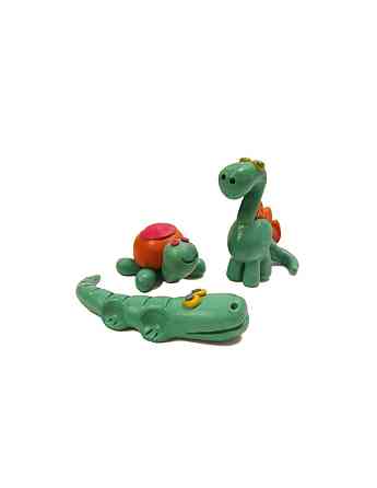 Паста для ліплення (глина) самозастигаюча Sio - 2 COLOR PLUS зелена 500г. (21 520 002) Киев