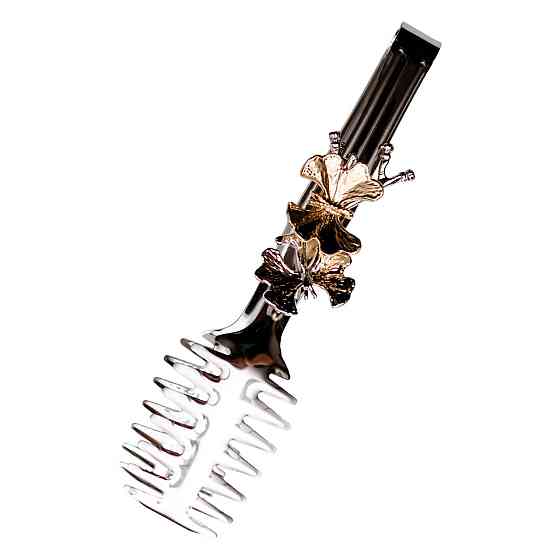 Щипці кухонні металеві 21×4 (см) кулінарні щипці для м'яса, риби, гриля сервірувальні щипці HP-8-61 Коломия