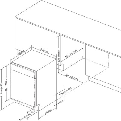Посудомийна машина Hansa ZIM635PH Вінниця - фото 9