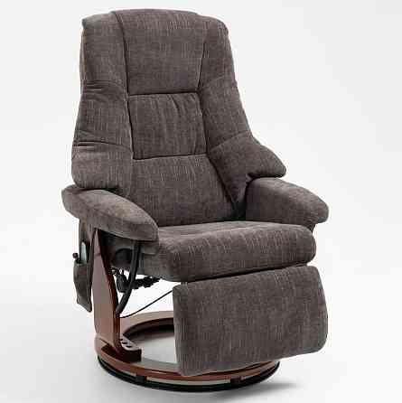 Крісло для відпочинку Avko Style ARMH 003 Dark Grey з масажем, підігрівом і підставкою для ніг Київ