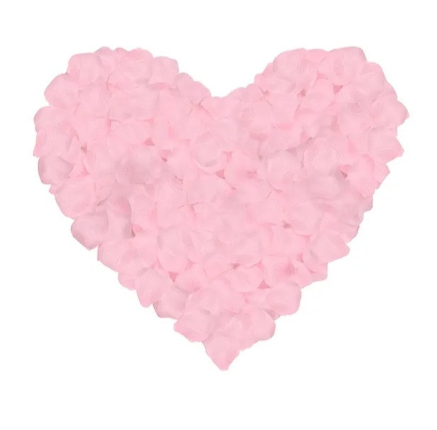 Лепестки роз искусственные 100 штук 45 на 45 мм розовый Киев - изображение 2