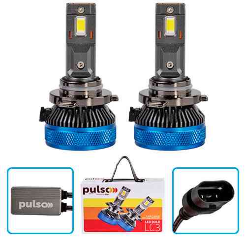 Светодиодные лампы PULSO LC3-HB3 2x65W 13000Lm 6000K CSP 9-30V 3570 LED чипы Харьков