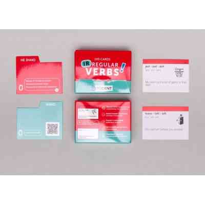 Навчальний набір English Student Картки для вивчення англійської мови Irregular Verbs, українська (591225952) Вінниця