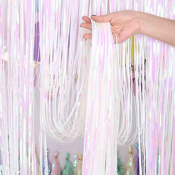 Для фотозоны дождик 2 м на 1 м  перламутрово-белый Киев