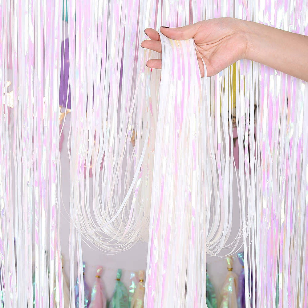 Для фотозоны дождик 2 м на 1 м  перламутрово-белый Киев - изображение 1