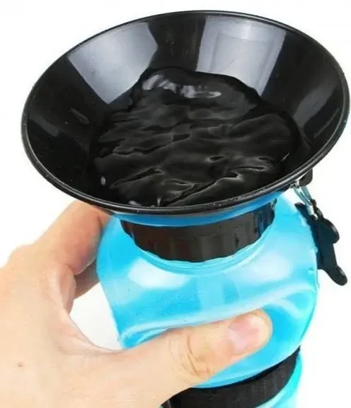 Универсальная пластиковая Дорожная поилка для собак Aqua Dog 537 мл Одесса - изображение 6