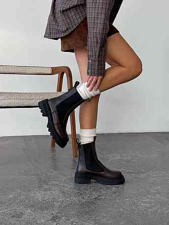 Без бренда Черевики жіночі NikArt 977 коричневі (зима, шкіра натуральна) (5752) 37 Коломыя