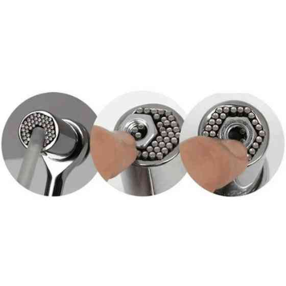 Тріскачка з універсальної головкою Instantly Grips any Shape 7-19 мм FQ-79 Івано-Франківськ