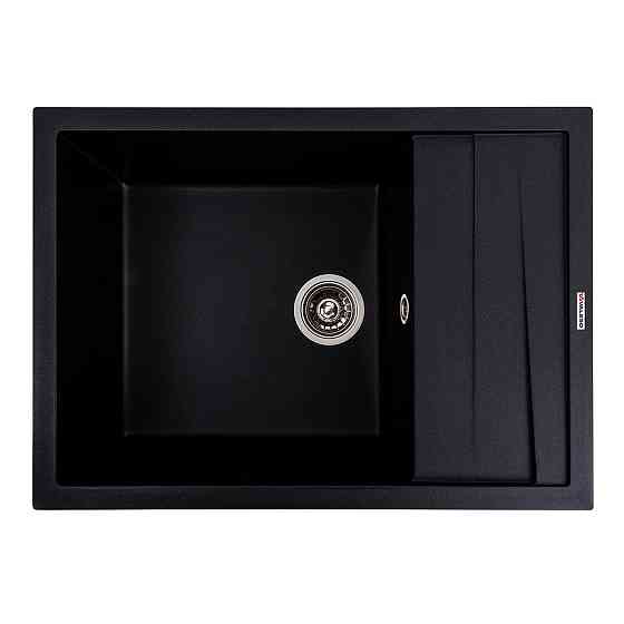 Кухонна мийка гранітна матова 7050 CASCADA VALESO чорний металік Коломыя