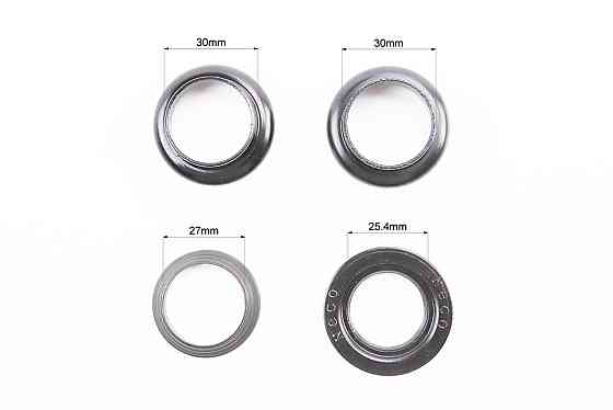 Кермова колонка 1" (30/25.4x30/27) різьбової вилки, чорні H800K Київ