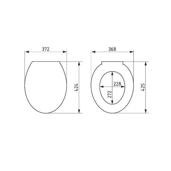 Сидение для унитаза универсальное Львов СУ1 Харьков