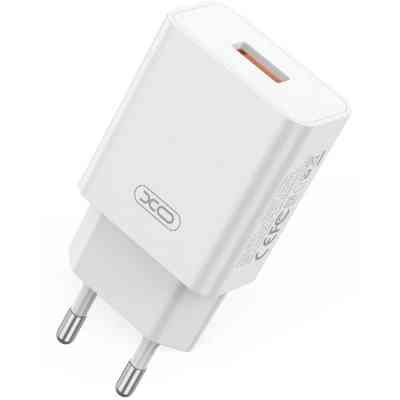 Зарядное устройство XO USB-A QC18W White (L127.white) Винница