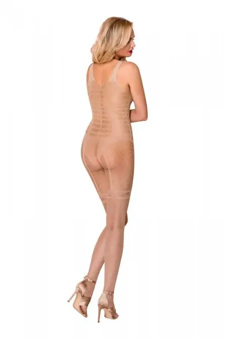 Сітчастий тілесний бодістокінг-боді з симетричним малюнком Casmir CA005 Львів - фото 2