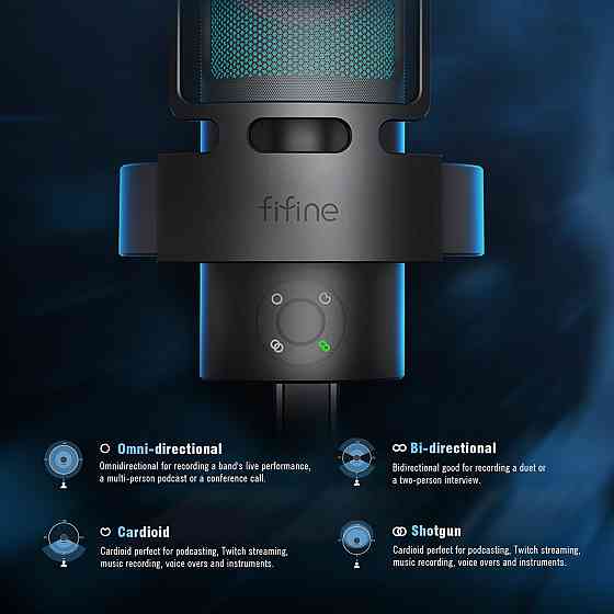 Мікрофон Fifine A8 Plus ( Чорний ) Харків