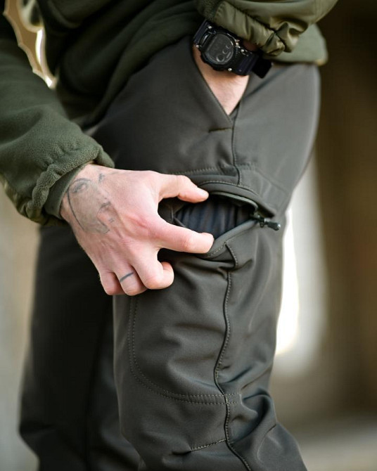 Тактический костюм Softshell 5в1 LUNAR олива ТР6408 Одесса - изображение 9