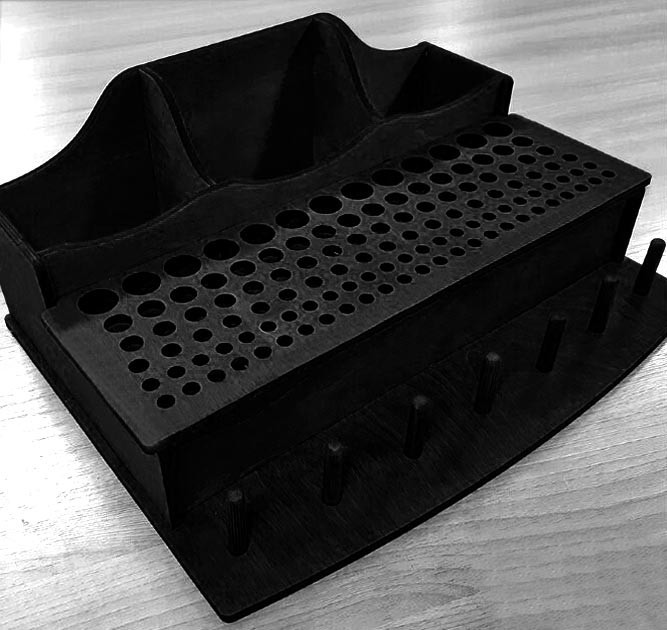 Органайзер шкірника "Тополія" венге Миколаїв - фото 1