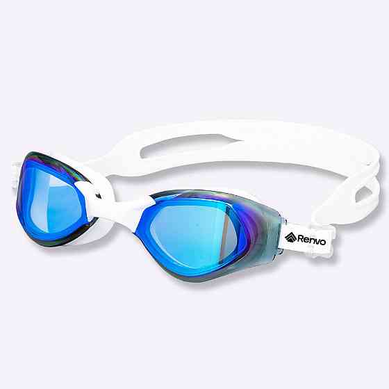 Окуляри для плавання Renvo Dande Уні Anti-fog Білий, Синій OSFM (2SG200-03) Київ