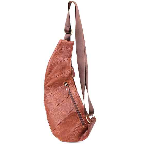 Мужская сумка через плечо из натуральной кожи Vintage 22960 Коричневый Киев