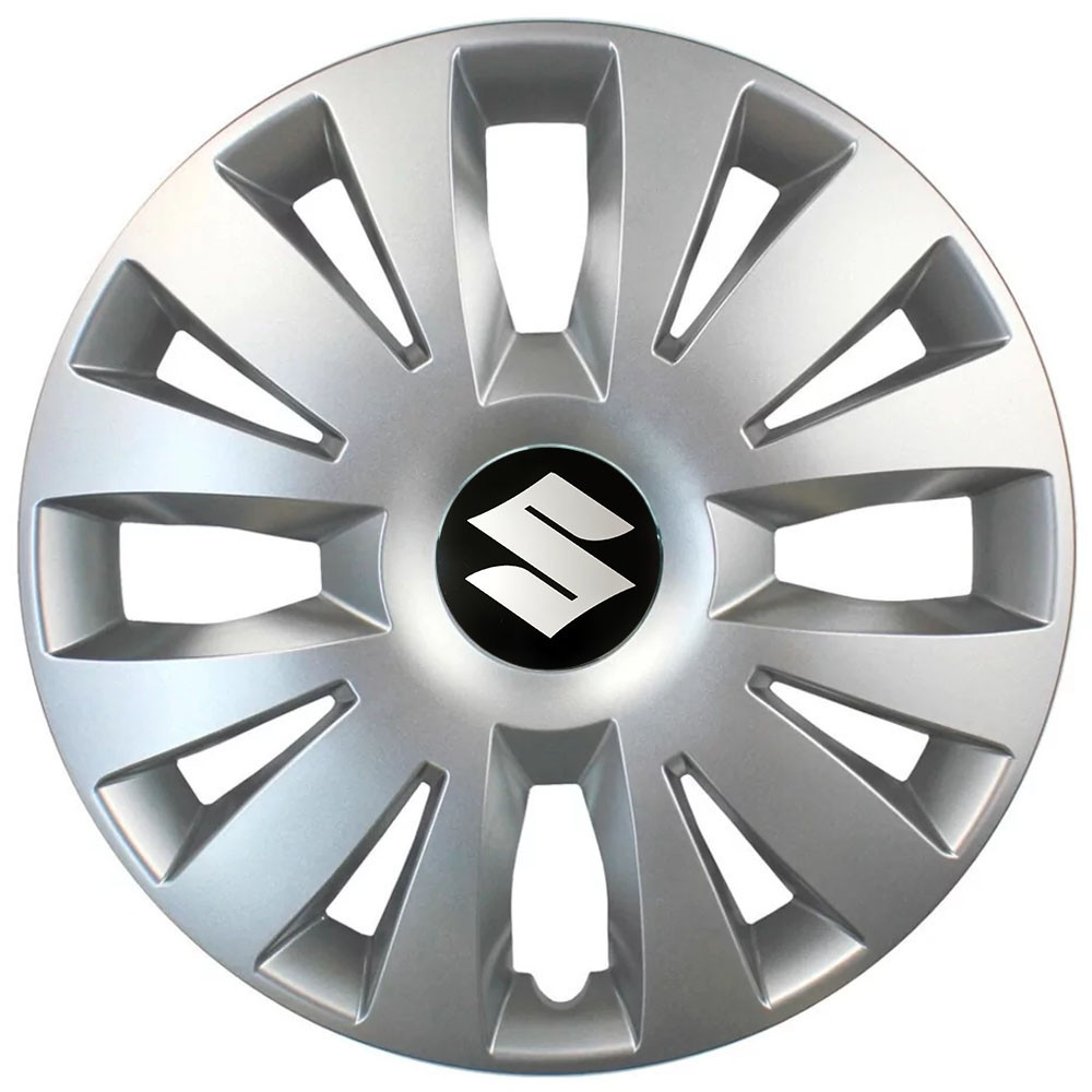 Автомобильные модельные колпаки R15 Suzuki 324 4шт, SJS, серебряные Киев - изображение 1