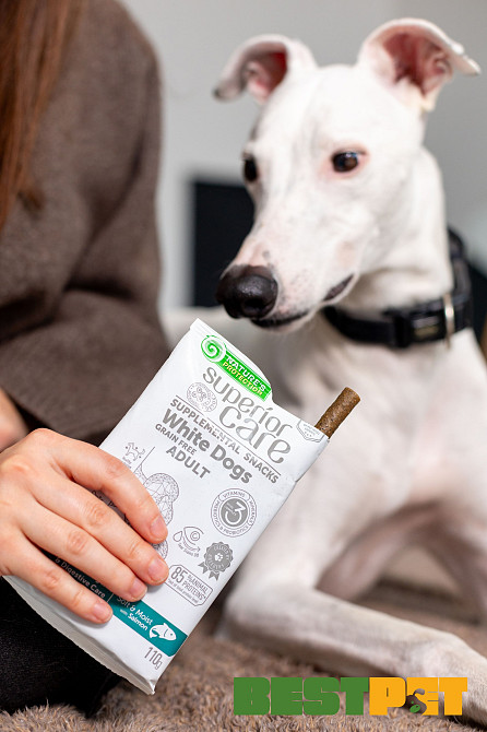 Nature's Protection Superior Care White Dogs Hypoallergenic & Digestive Care Беззернові ласощі для дорослих собак із білим забарвленням з лос Киев - изображение 2