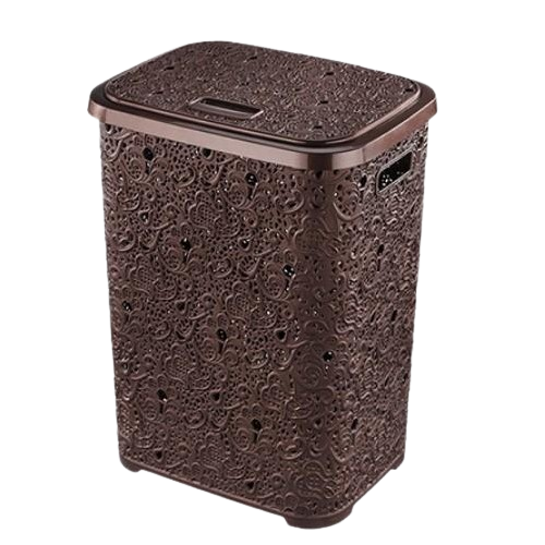 Кошик для білизни 67л коричневий Ажур ELIF Житомир - фото 1