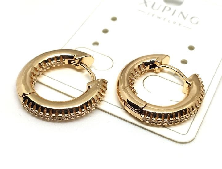 Серьги женские кольца тренд Киев - изображение 1