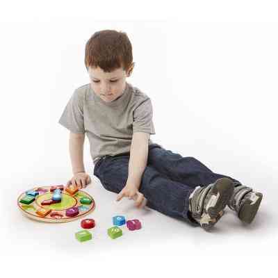 Развивающая игрушка Melissa&Doug Часы-сортировщик (MD18593) Винница