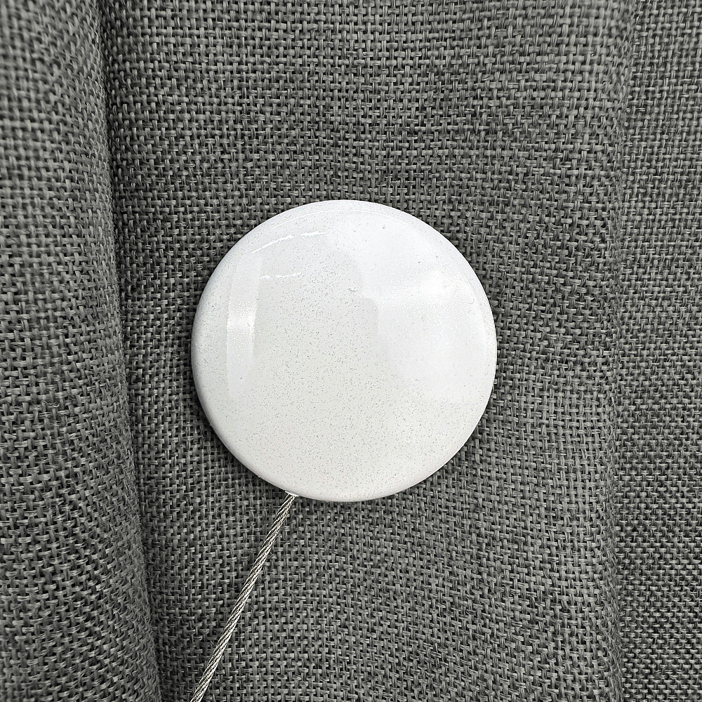 Магниты для штор и гардин Круг 2 шт Белый (81-285) Киев - изображение 3