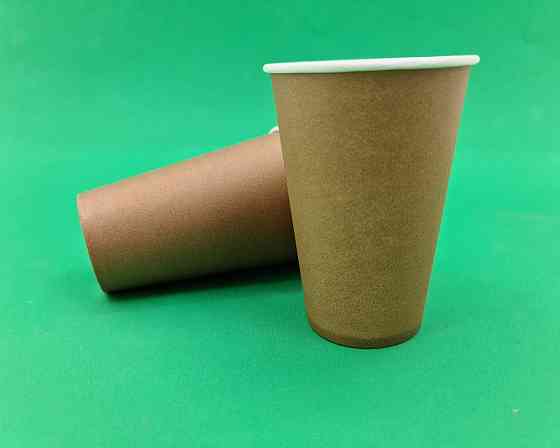 Стакан картонний 400 (12oz) "KRAFT Маестро (50 шт.) Харків