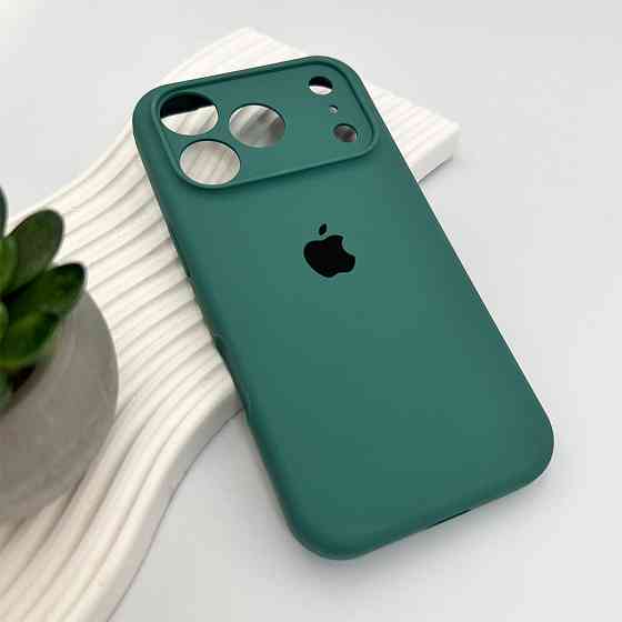 Чохол для смартфона Silicone Full Case AA Camera Protect for Apple iPhone 17 Pro Max 46,Pine Green Київ