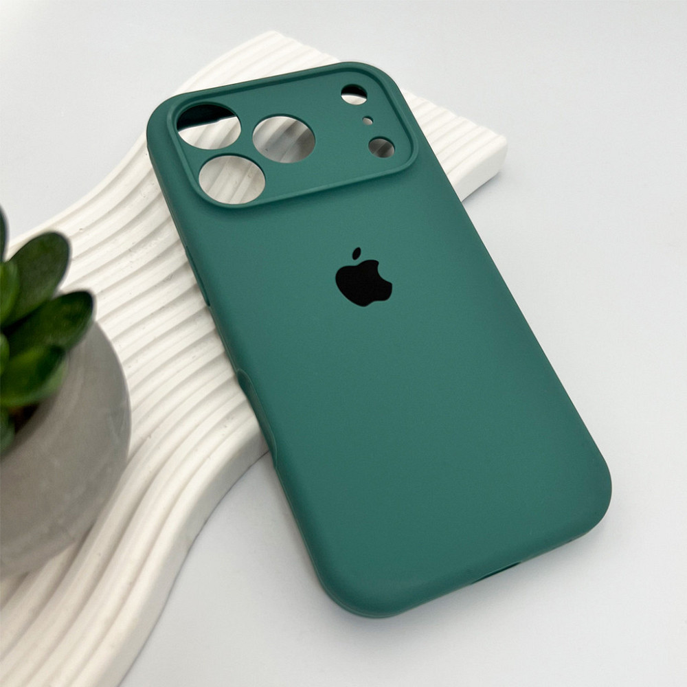 Чохол для смартфона Silicone Full Case AA Camera Protect for Apple iPhone 17 Pro Max 46,Pine Green Київ - фото 4